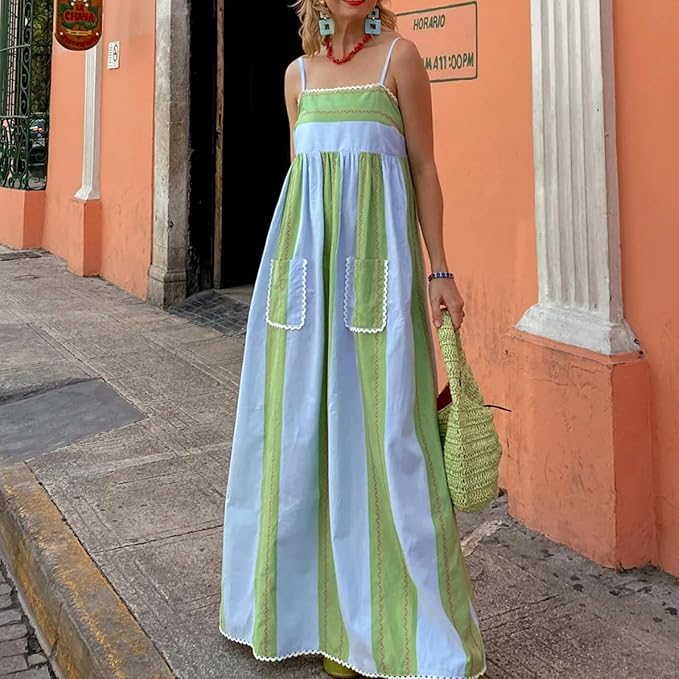 La Robe Amalfi Vert & Bleu