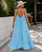 Amener — Robe Midi Fluide à Fines Bretelles