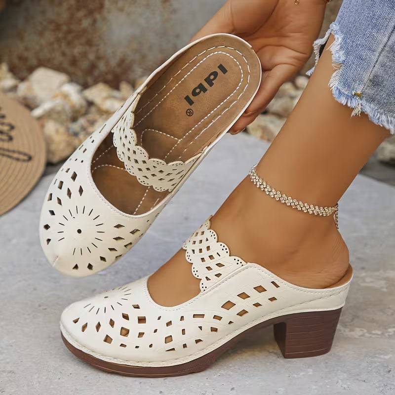 Sabots vintage - Beige