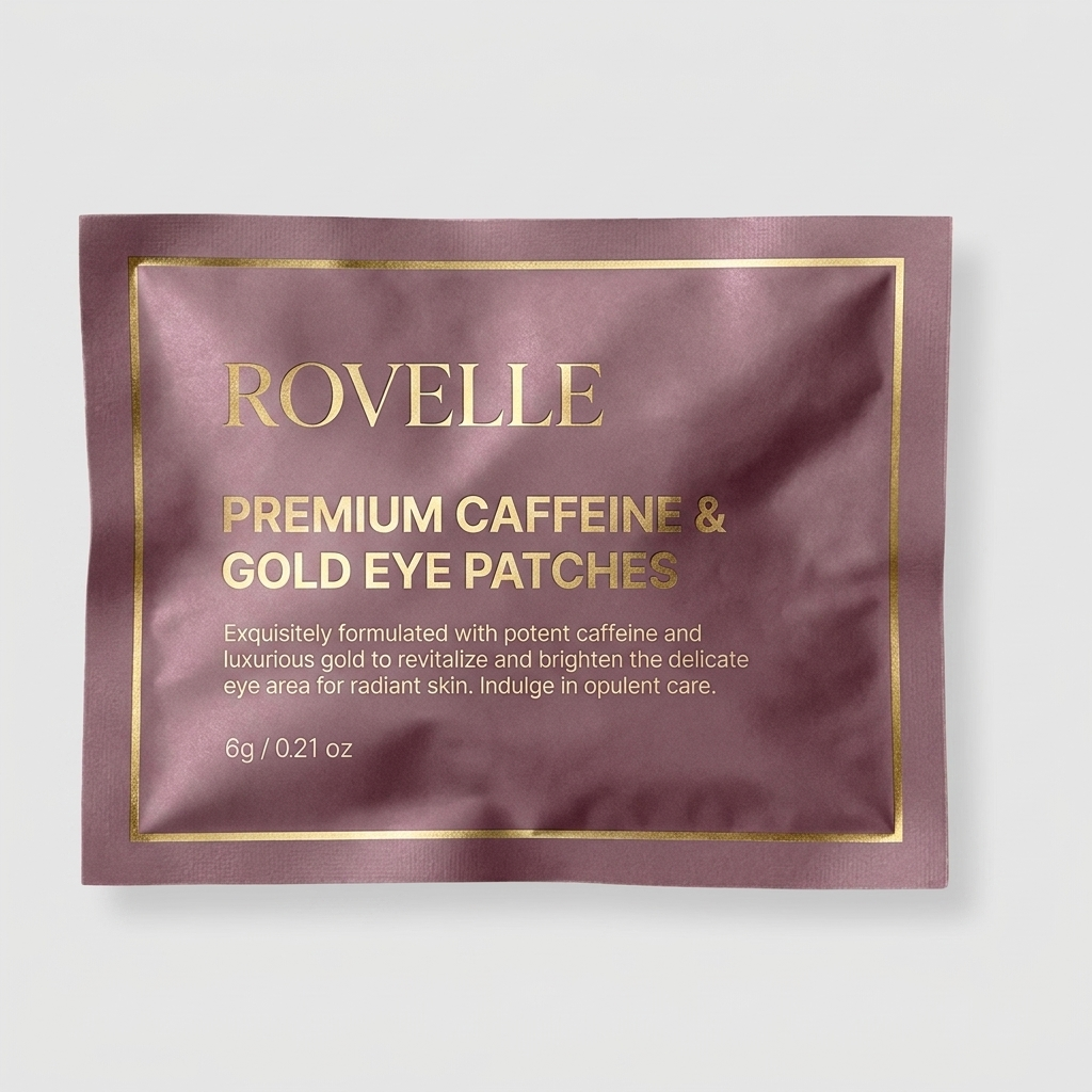 Patchs Yeux Caféine & Or Premium