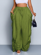 Le Pantalon Palazzo Vert Olive