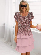 Robe Femme Florale Élégante Coupe Flat­teuse