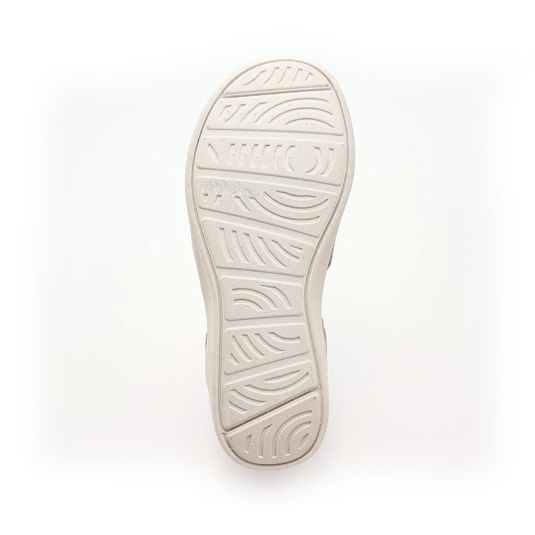 Sandales Compensées en Maille Extensible