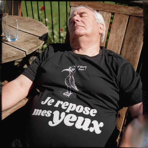 T-shirt - Je dors pas, je repose mes yeux