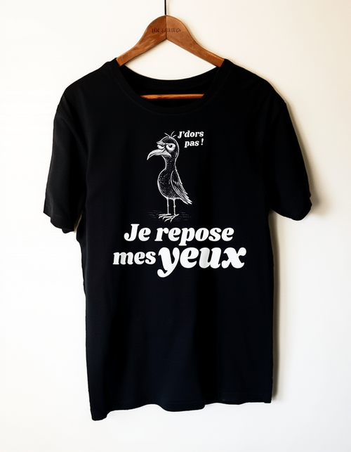 T-shirt - Je dors pas, je repose mes yeux