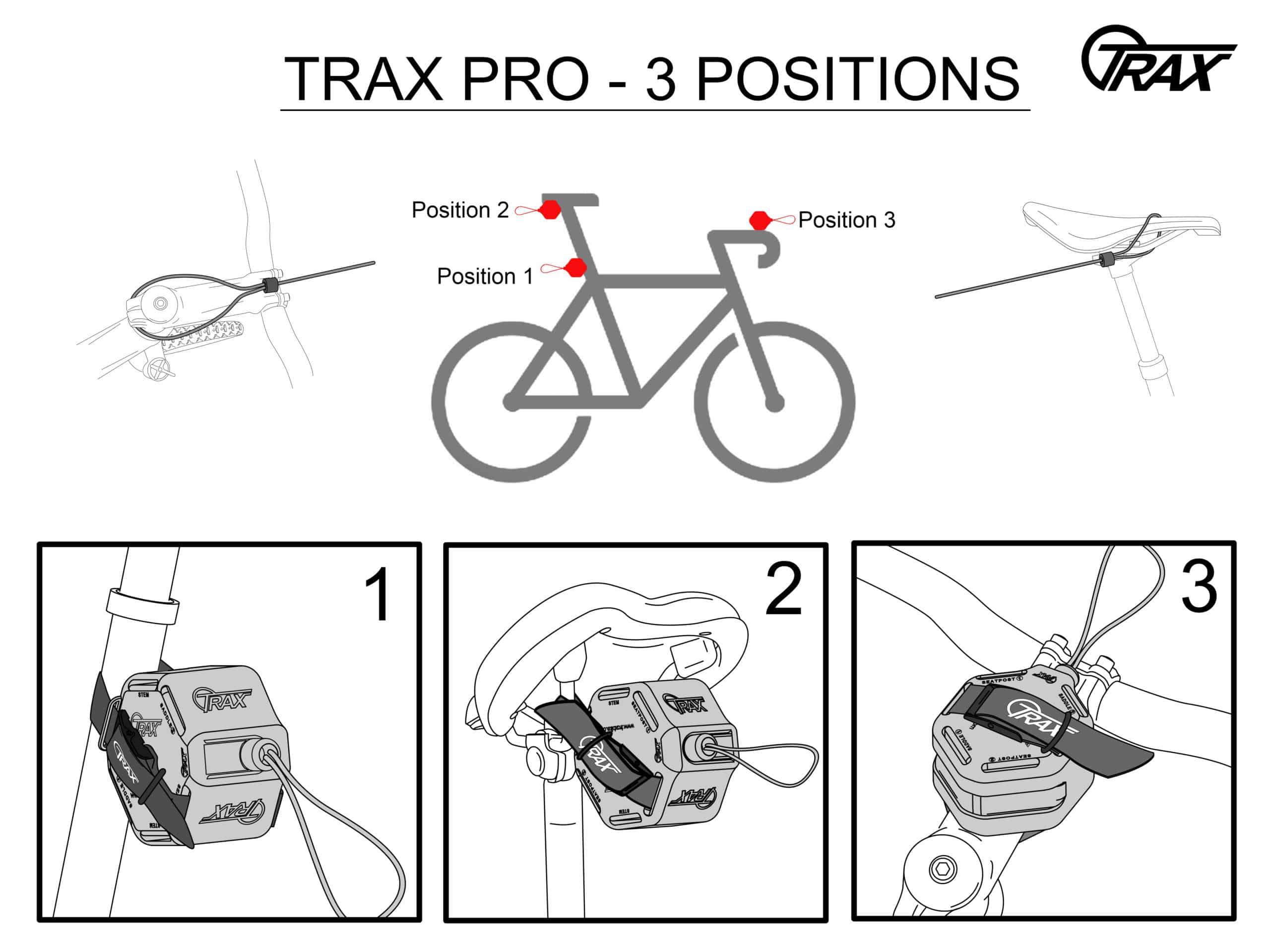TRAX PRO — Système de remorquage entre vélos
