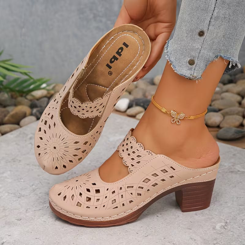 Sabots vintage - Kaki
