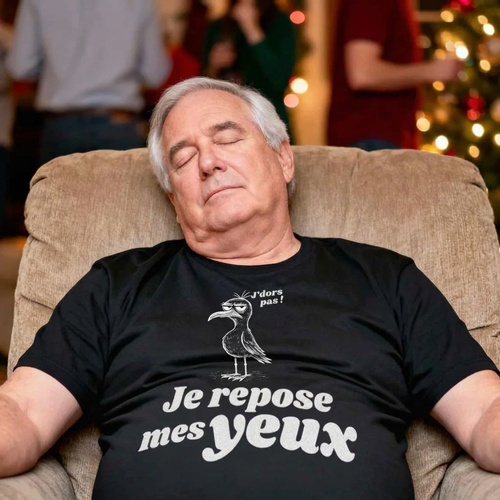 T-shirt - Je dors pas, je repose mes yeux