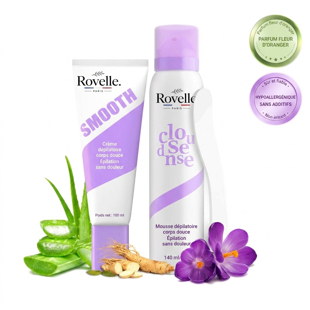 Duo Épilatoire Rovelle SMOOTH CLOUDSENSE