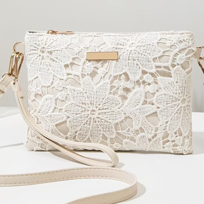 Pochette Dentelle Blanche
