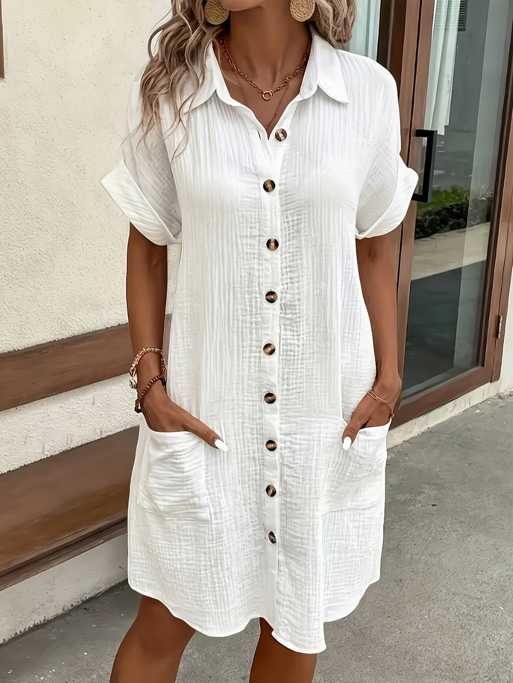 Robe Chemise Riviera Blanc