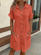 Robe Chemise Riviera Terracotta