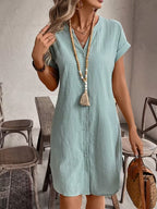 Robe Colette Vert d'eau