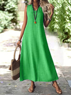 Robe Provençale Vert prairie