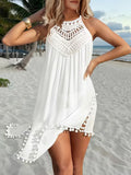 Robe de Plage Santorini Blanc