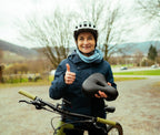 Cycliste avec selle Rovelle Confort
