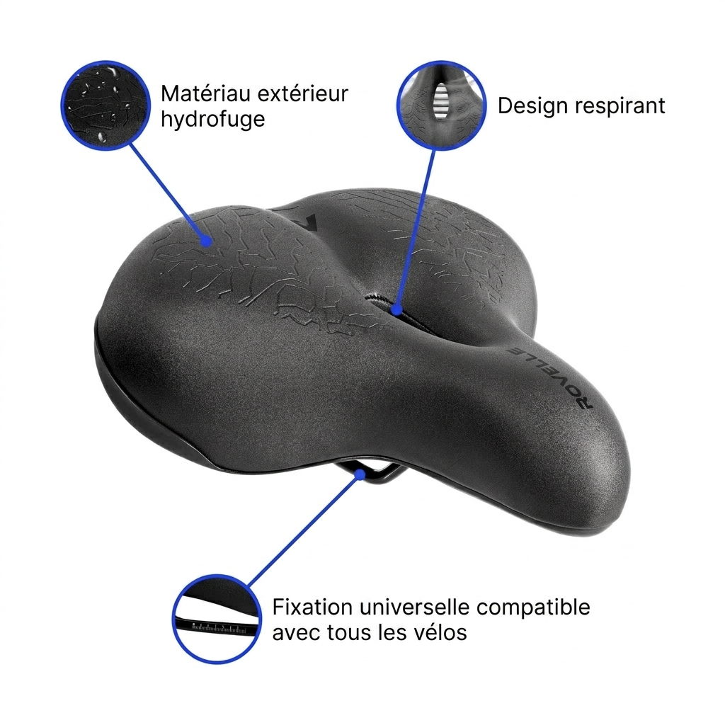 Matériau hydrofuge, design respirant, fixation universelle