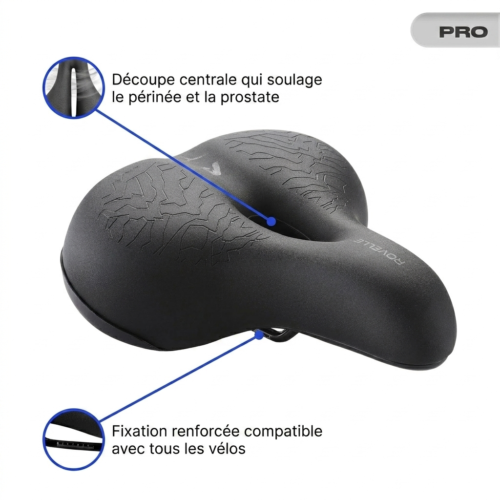Découpe centrale - soulagement périnée et prostate