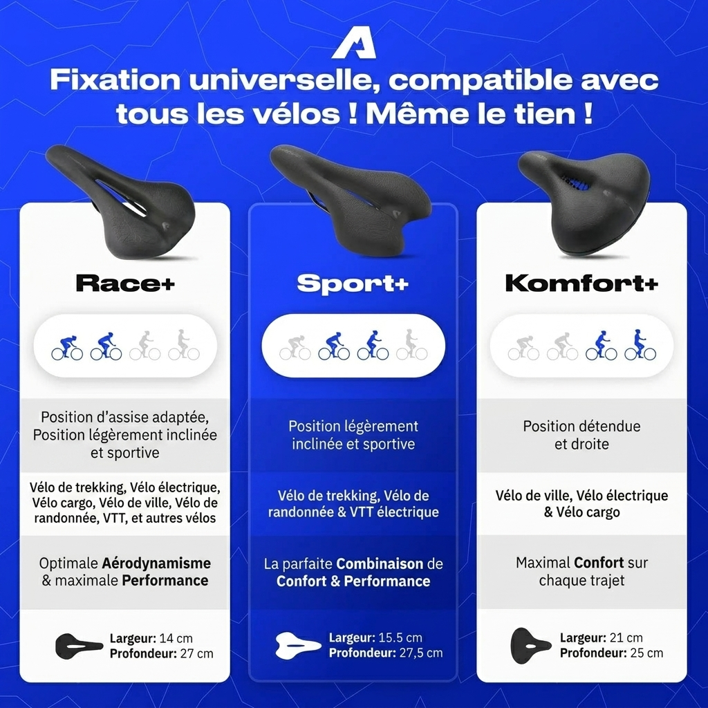 Fixation universelle compatible tous vélos