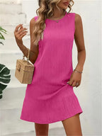Robe Provençale Courte Fuchsia