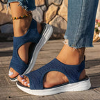 Sandales Amalfi Bleu marine