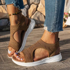Sandales Amalfi Marron