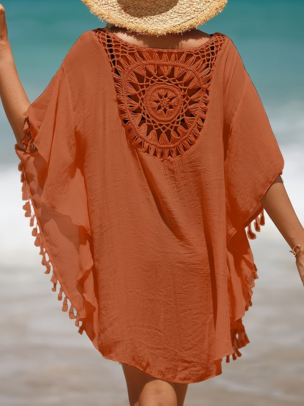 Tunique de Plage Ibiza Terracotta