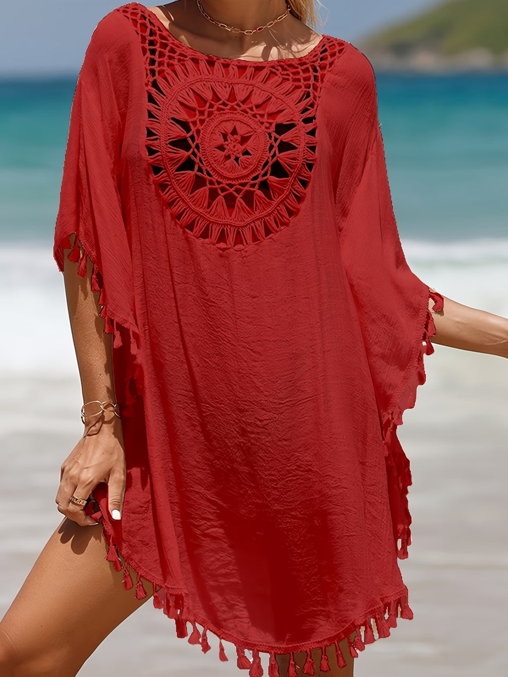 Tunique de Plage Ibiza Rouge