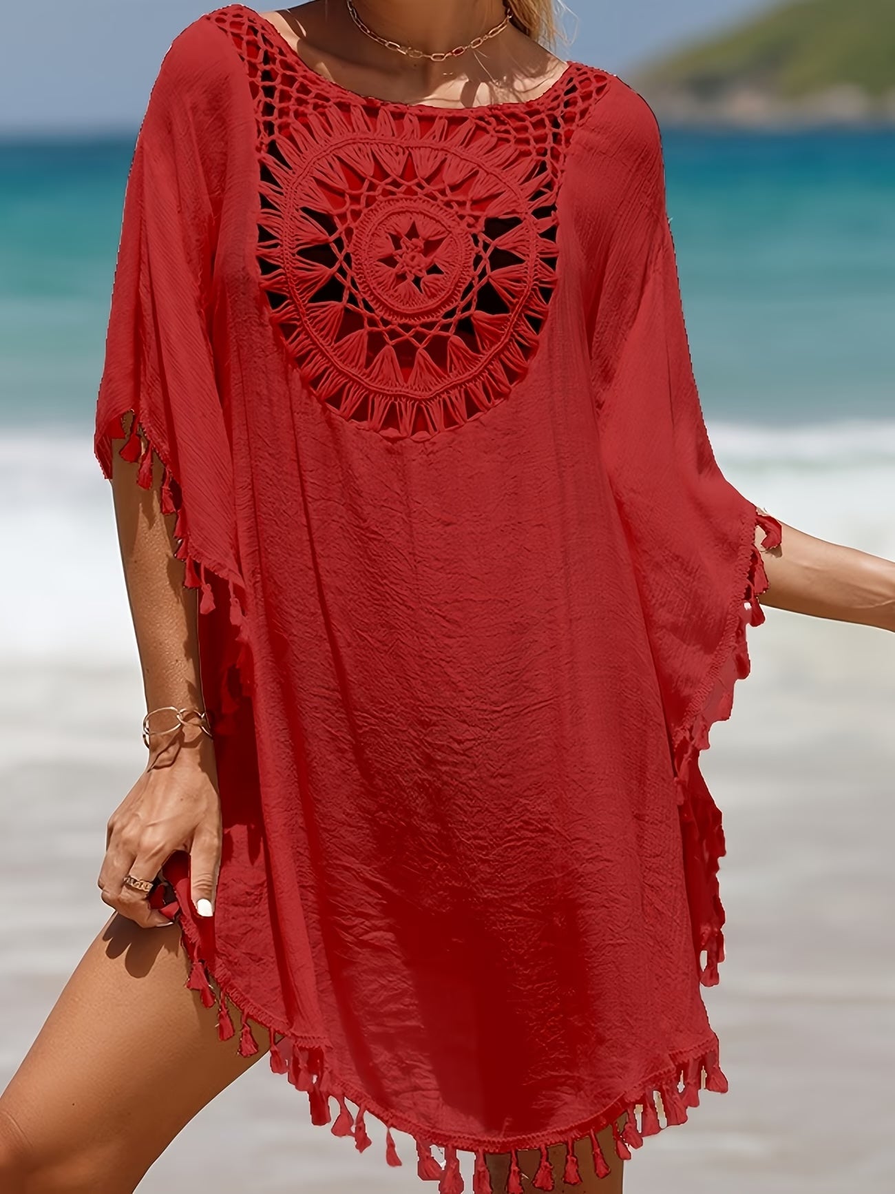 Tunique de Plage Ibiza Rouge