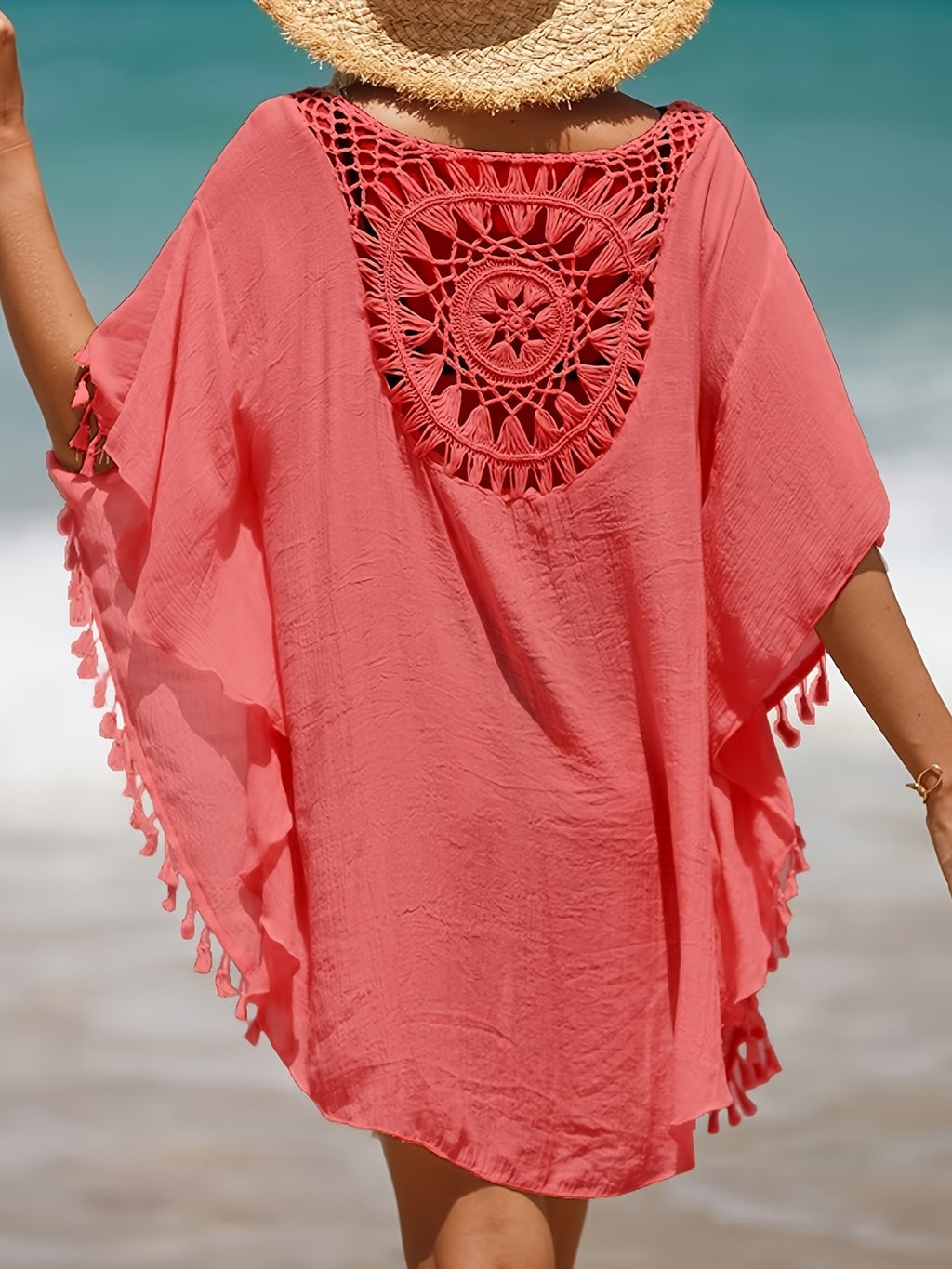 Tunique de Plage Ibiza Corail