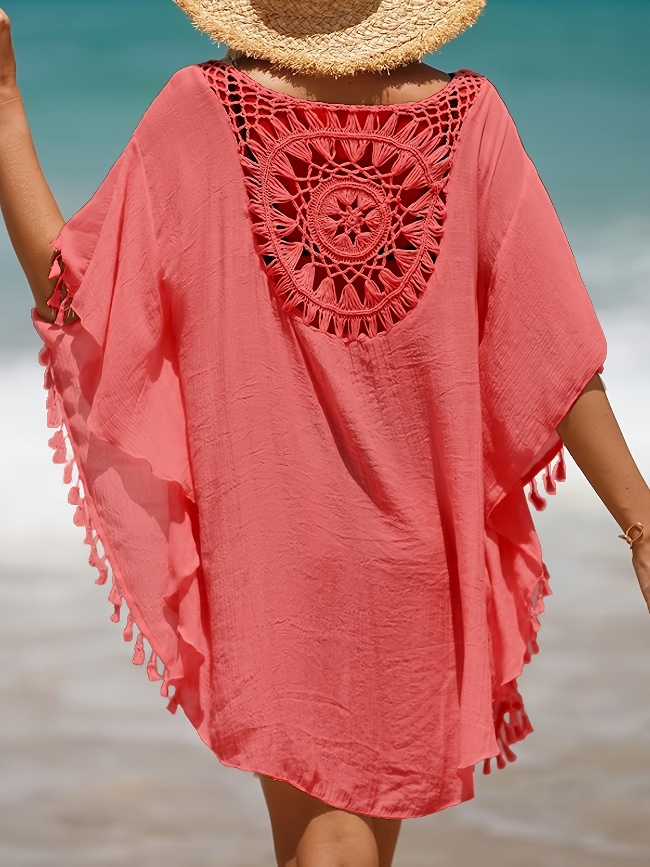 Tunique de Plage Ibiza Corail