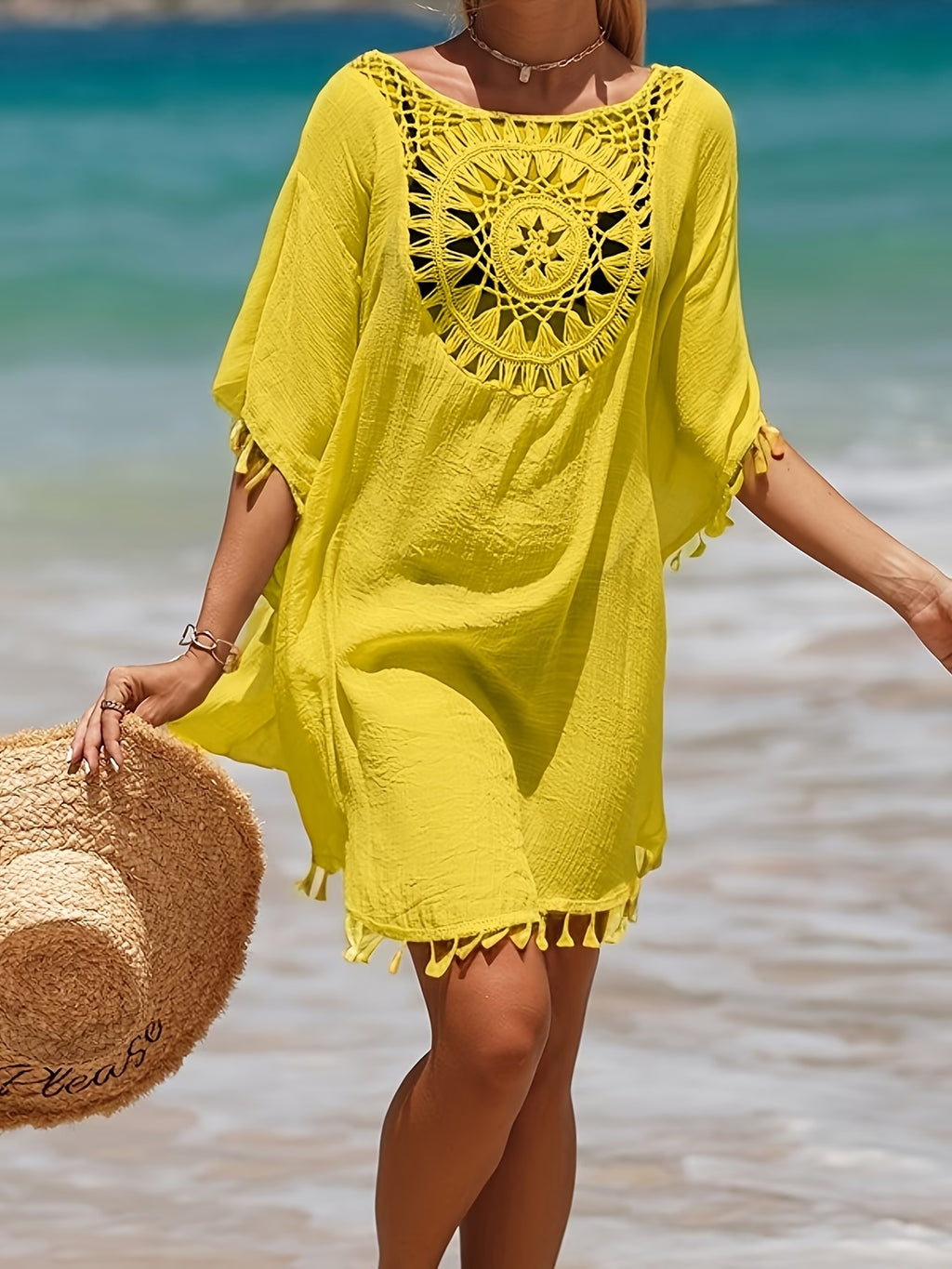 Tunique de Plage Ibiza Jaune